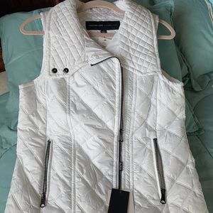 Marc New York Quilted Asymmetrical Vest